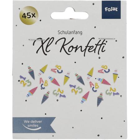 Schulanfang Tischkonfetti